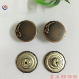 Manufacture Custom Logo Embossed Metal Jeans Button with High Quality
