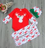 Baby Kids Girl Christmas Romper Jumpsuit Outfits Costume