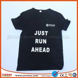 Black Color Moisture Absorption Men's Short Sleeve T Shirt