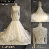 2017 China Dress Manufacturer Long Sleeve Lace Wedding Dresses Turkey