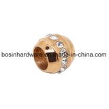 Crystal Rose Gold Stainless Steel Spacer Beads