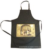 Factory Produce Custom Logo Printed Cotton Cooking Promotional Bib Apron