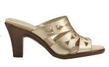 Fashionable Style Pledge Leather Mule Style Sandals