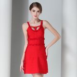 Ladies Slip Dress with Sexy Backless Short Dress