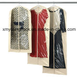 Natural Cotton and PEVA Single Suit Hanging Garment Bag