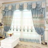 Popular Polyester Openwork Embroidery Blackout Window Curtain (20W0004)