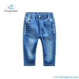 New Style Light Bluekids Girl's Denim Jeans with Printing by Fly Jeans