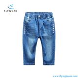 New Style Light Bluekids Girl's Denim Jeans with Printing by Fly Jeans