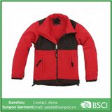 Kids Fleece Jackets Red Black