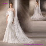 Beautiful Mermaid Wedding Dress with Marvellous Embroidered Tulle