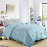 Lightweight Full/Queen Size Printed Quilt Coverlet Set Bedspread