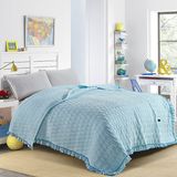 Lightweight Full/Queen Size Printed Quilt Coverlet Set Bedspread