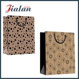 Black Logo Printed Customize High Quality Kraft Paper Gift Bag