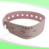 Write-on Hot Selling Soft Hospital Baby Medical ID Wristbands (6020B3)