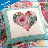 Home Decoration Floral Heart Printed Throw Pillow