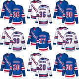 New York Rangers Henrik Lundqvist Mats Zuccarello Ryan Mcdonagh Hockey Jerseys