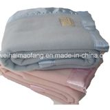 Woven Woolen 100%Pure Virgin New Wool Hotel Blanket