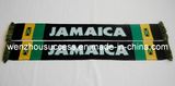 Knitted Jacquard Scarf; Football Scarf. Soccer Scarf - Jamaica Scarf