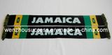 Knitted Jacquard Scarf; Football Scarf. Soccer Scarf - Jamaica Scarf