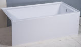 Tile Flange Acrylic Seamless Apron Soaking Bathtub of 60