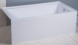 Tile Flange Acrylic Seamless Apron Soaking Bathtub of 60