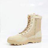 Desert Color Side Zip Stock Cheap Military Boots