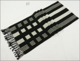 Men's Womens Unisex Reversible Cashmere Feel Winter Warm Checked Diamond Printing Thick Knitted Woven Scarf (SP810)