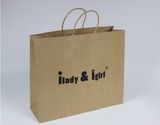 Custom Print Cheap Brown Kraft Paper Bags with Handles