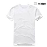 2014 Men's Leisure Plain White Model T Shirts