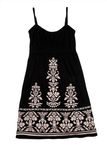 Black Color Ladies Embroidered Dress
