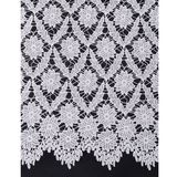 Cotton Water Soluble Chemical Lace Fabric