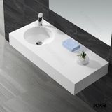 Bathroom Furniture Artificial Stone Wall Hung Hand Wash Basin (171115)