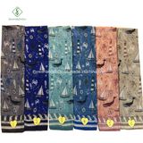 100% Viscose 2017 Sailing Ship Printed Shawl Fashion Lady Scarf