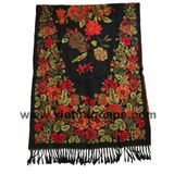 2018 Ladies Fashion Style Jacquard Flower Scarf