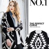 Korean Style Fashion Ladies Outwear Cradigan Cape Coat