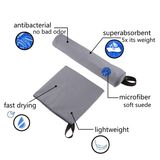 2PCS Larger Size Microfiber Travel Sport Towel