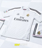 2015 Season White Real Madrid Home and Away Football Jersey Thai Version of The Service Club Shirt