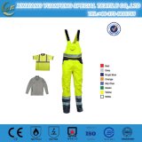Custom Logo Work Wear Sets Unisex Work Clothing Safety Yellow Work Wear Overalls for Men