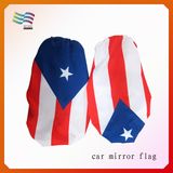 Lycra Fabric Custom Printed Decorative Car Mirror Cover Flag