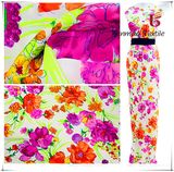 Peach Skin Fabric & Wash Velvet Fabric/ Washing Wool Fabric/Print Dress Farbic (bm-p13)