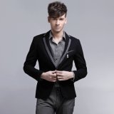 New Style Men's Business Fashion Black Suit