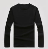 Cheap Customize Polyester/Spandex Men Black T Shirt