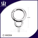 Popular Style Silver Color Metal Spring Gate O Ring Hook