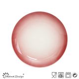 Red Hand Painting Color Side Plate