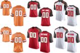 Tampa Bay Elite Game Red Orange White American Football Jerseys