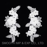 Flower Motif DIY Wedding Dressbeaded Embroidery Lace Patch Applique