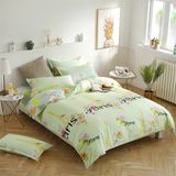 3 Pieces Printed Microfiber Fabric Duvet Cover Bedding Set