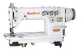 Direct-Drive High-Speed Three Thread Chain Stitch Sewing Machine (double puller)