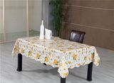 Printed Pattern Tablecloth PVC Material with Backing and Oilproof, Disposable, Waterproof Feature Table Cloth