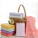 Promotional Hotel / Home 100% Cotton Plain Dyed Bath / Face / Hand Towels